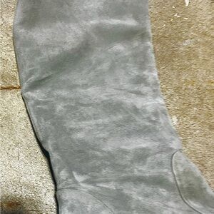 Giuseppe Zannoti Vero Cuoio Gray Suede Boots women 10